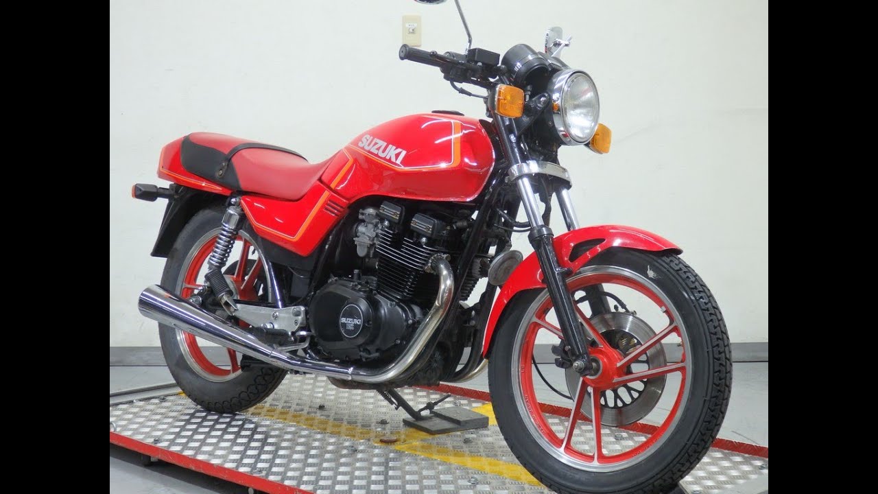 31058 SUZUKI GSX400E Stock Exhaust Sound / Walk Around