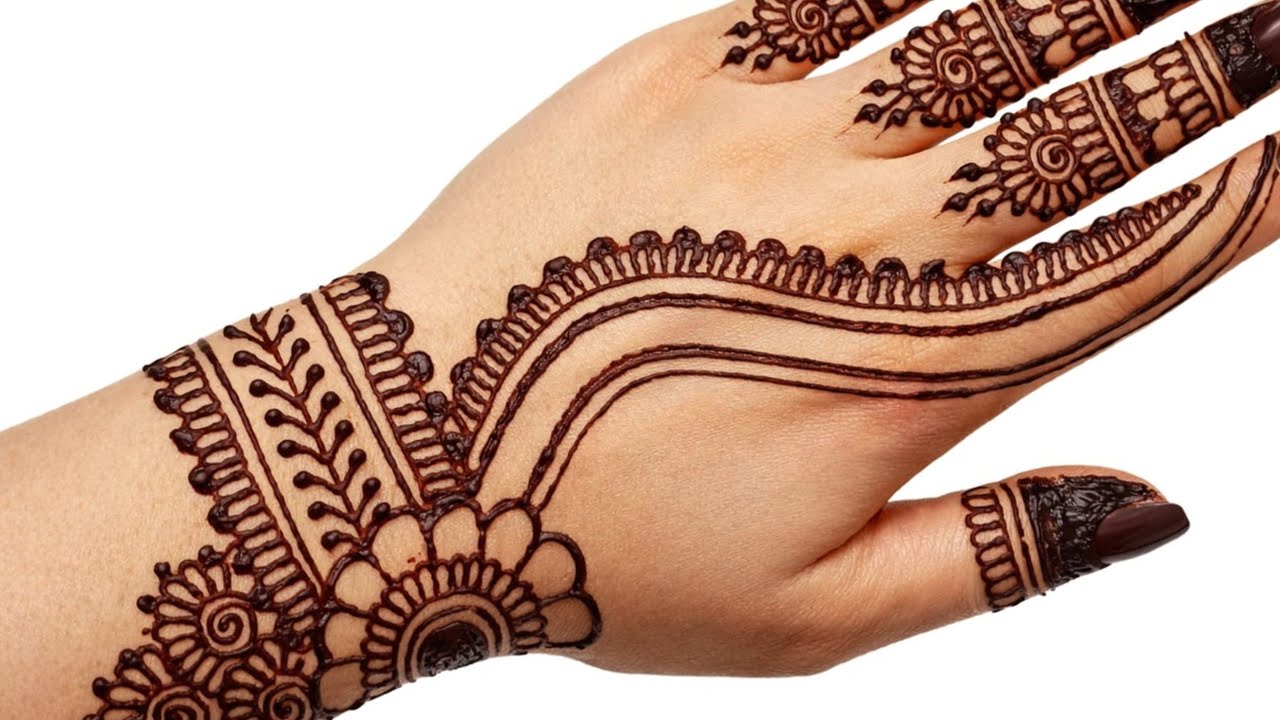 Latest Back Hand Mehndi Design 2026 ||Beautiful Bridal Mehndi Design ||Full Hand Henna Art 