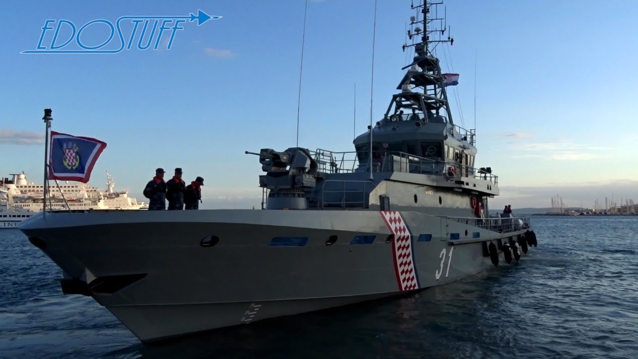 Croatian Navy New Patrol Ship - OOB-31 Omiš - Split Croatia