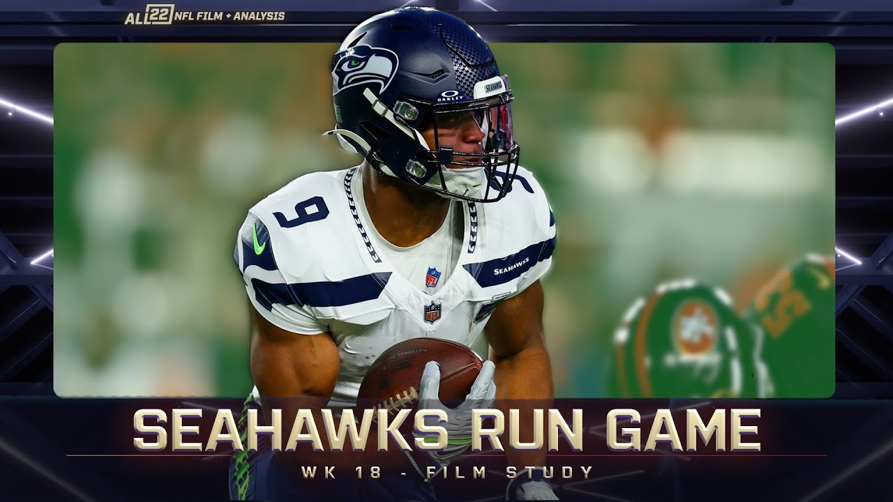 HOW KENNETH WALKER & ZACH CHARBONNET BEAT UP THE SF 49ERS IN WK 18: SEAHAWKS RUN GAME ANALYSIS
