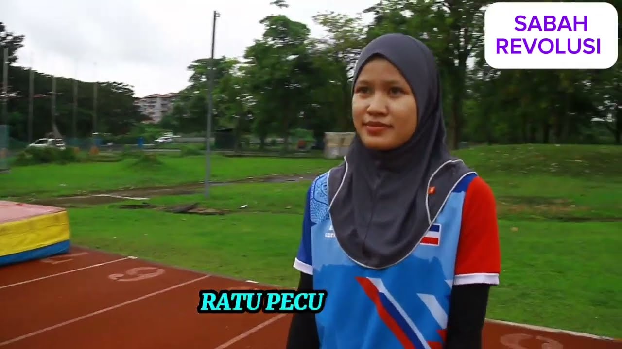 RATU PECUT SABAH JUARA 100 METER DI THAILAND