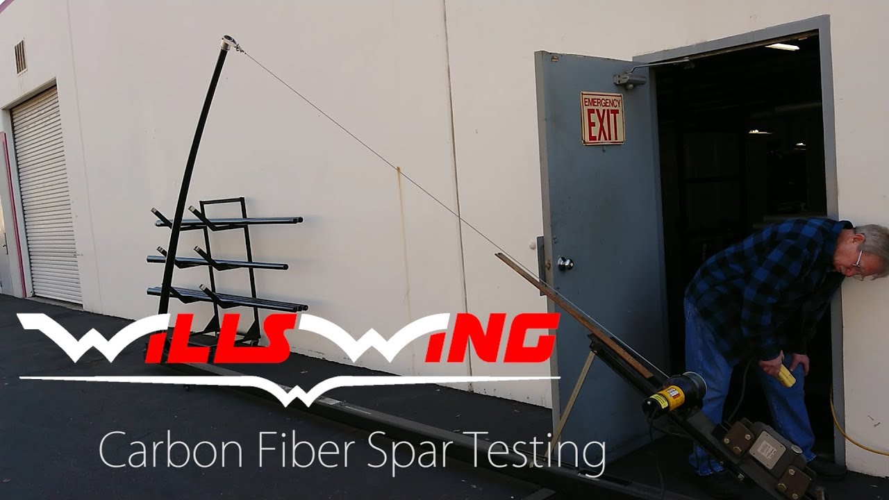 Wills Wing Carbon Fiber Wing Spar Testing