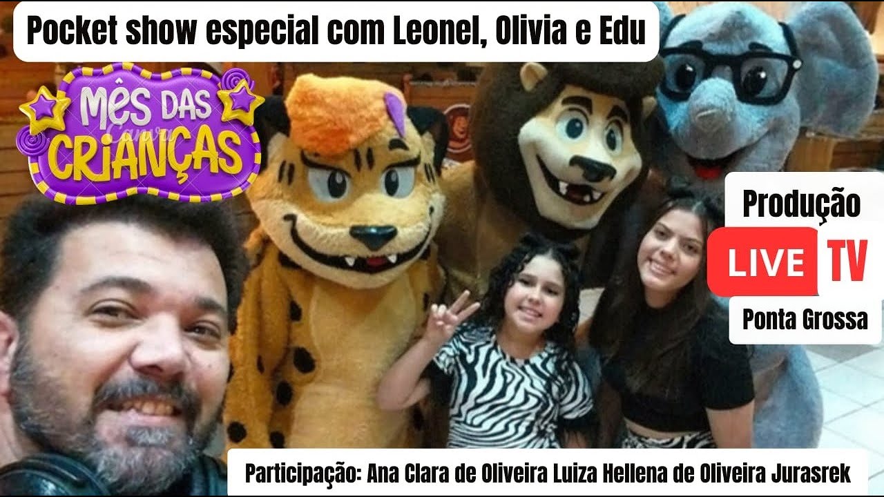 Mundo Animal  Show Especial Dia Das Crianças com  Leonel,Olívia e Edú.