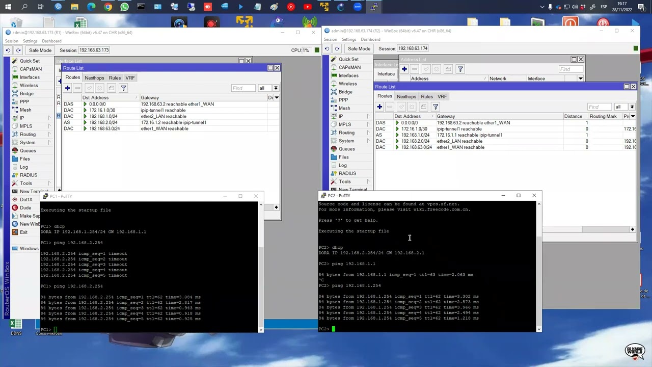 Redes de Datos con MIKROTIK - Clase 14 - Túneles  Site-to-Site y PPPoE - 28.11.2022
