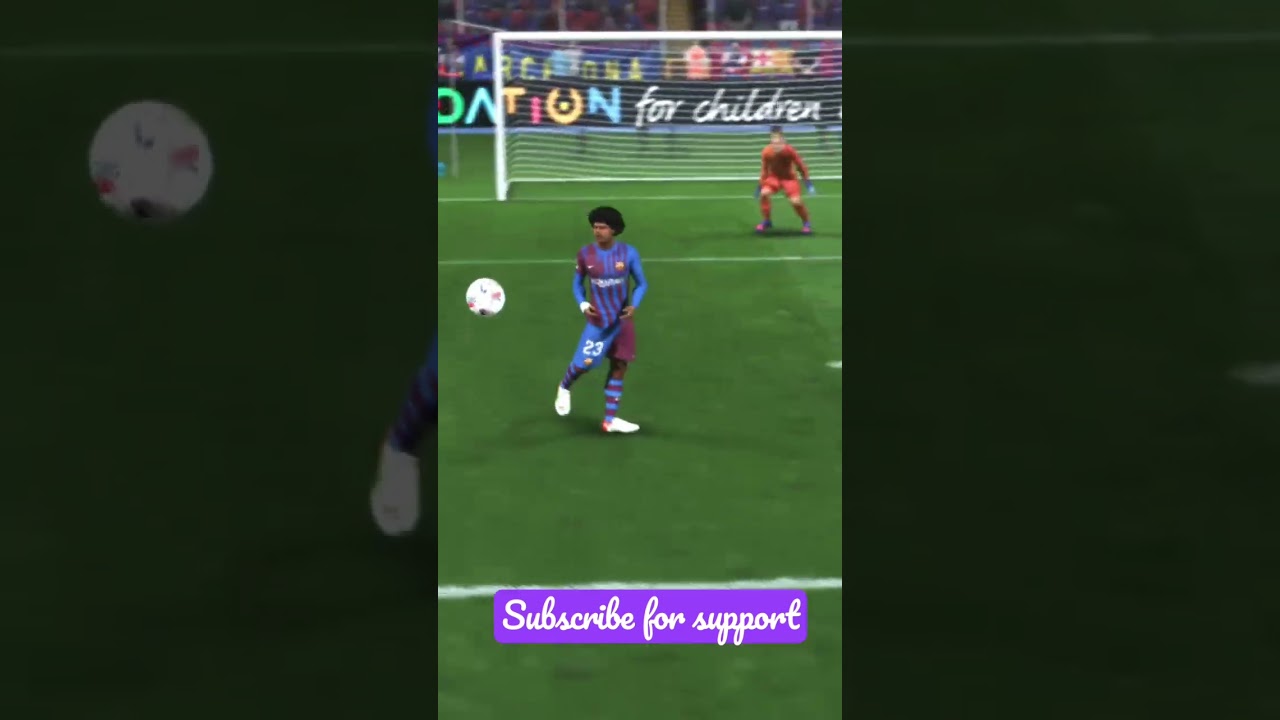 Leroy sane goal against Barcelona #youtubeshorts #viralshorts #trendingshorts #gamingshorts #fifa22