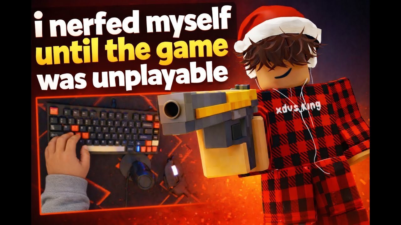 I nerfed myself until the game was unplayable