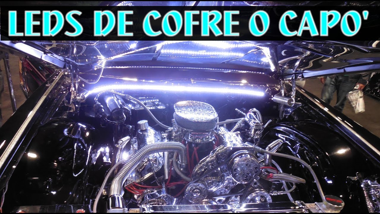 Como instalar luces led de Cofre (capo') en cualquier auto