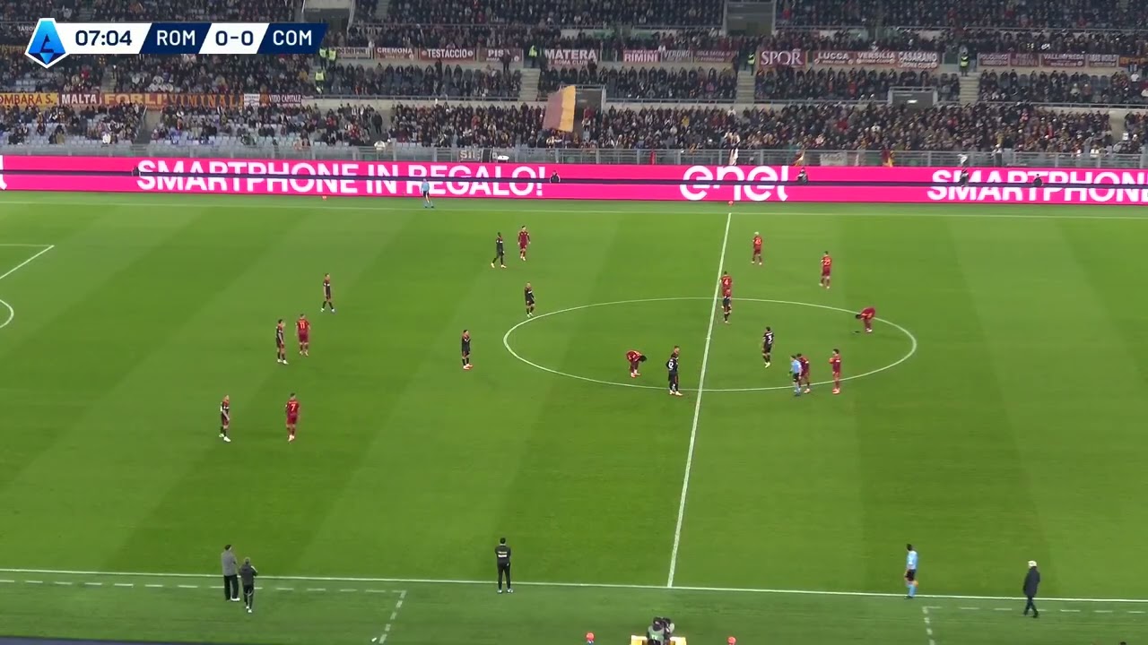 Roma - Como  Full Match | Tactical CAM