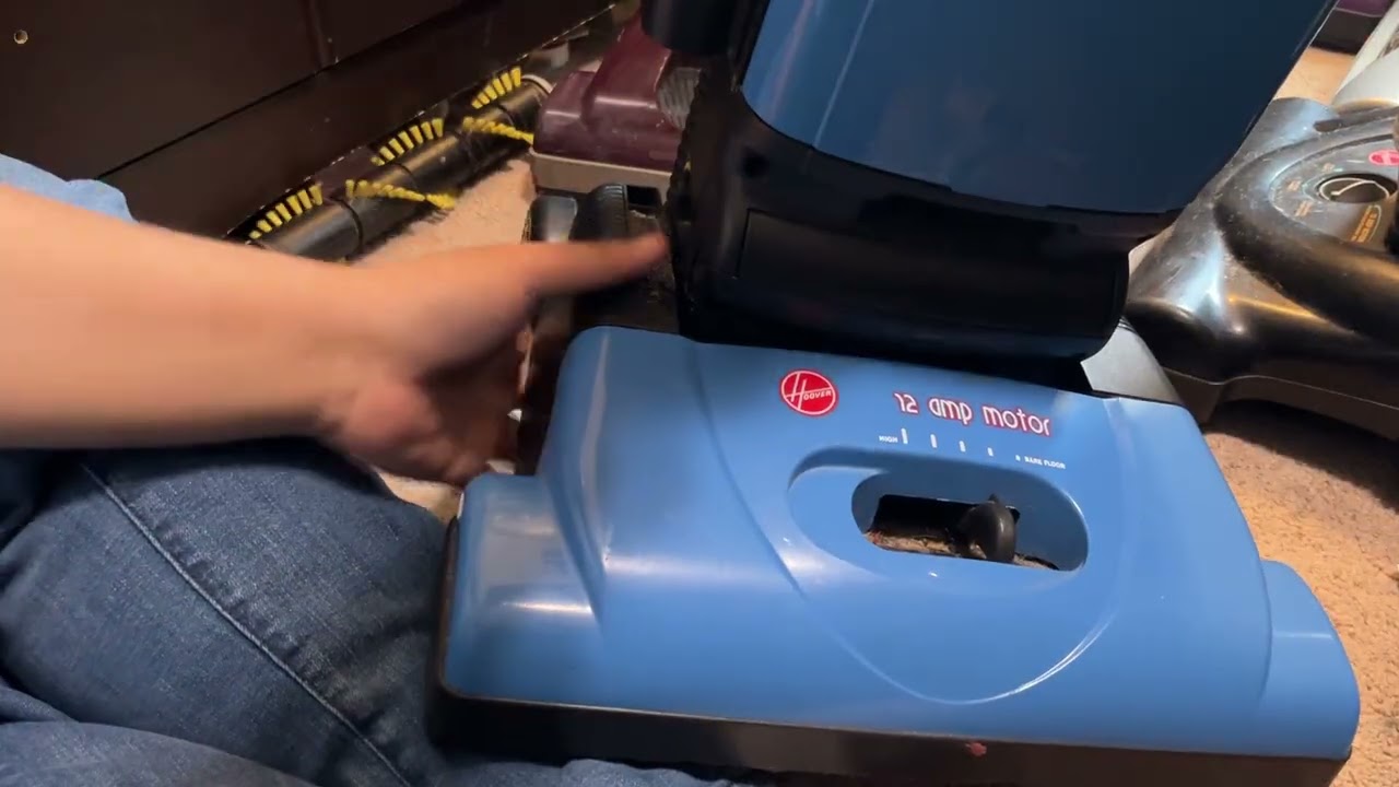 How to replace the brushroll on a non-self propelled Hoover windtunnel. 