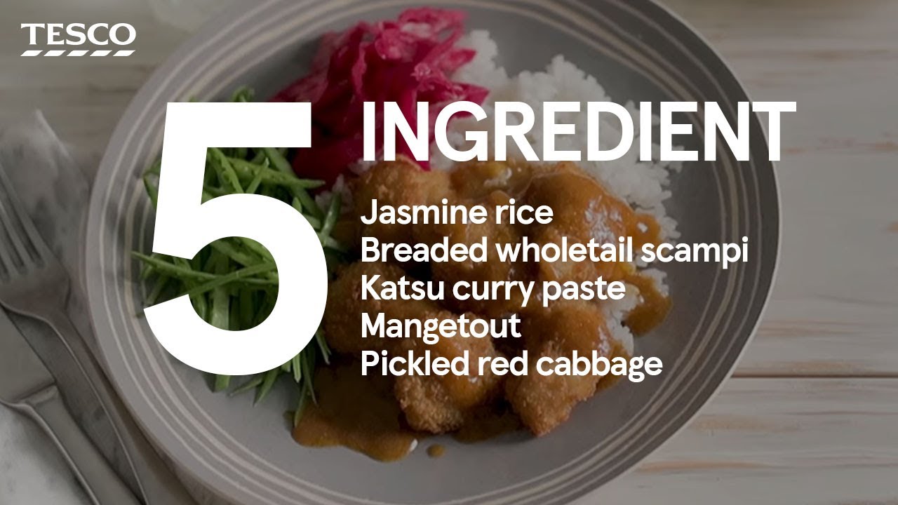 5-ingredient prawn katsu curry | Tesco Food
