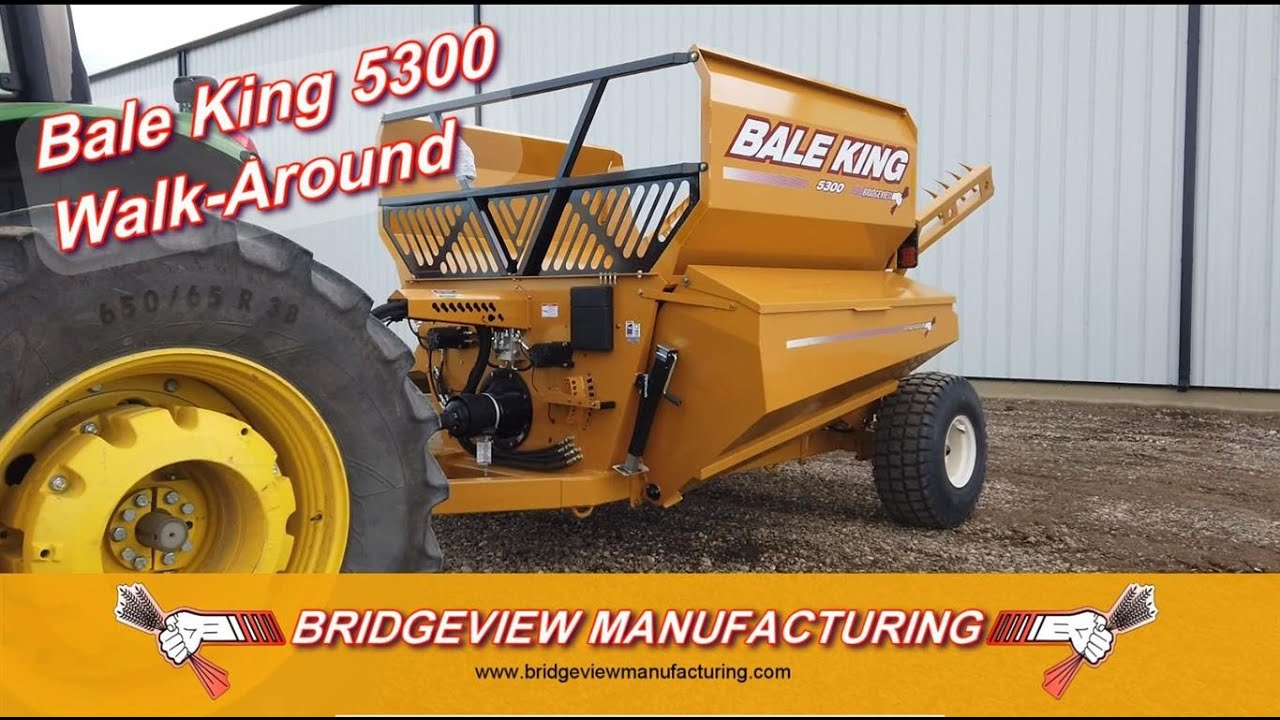 Bale King 5300 TR 3 Bale Processor Walk Around