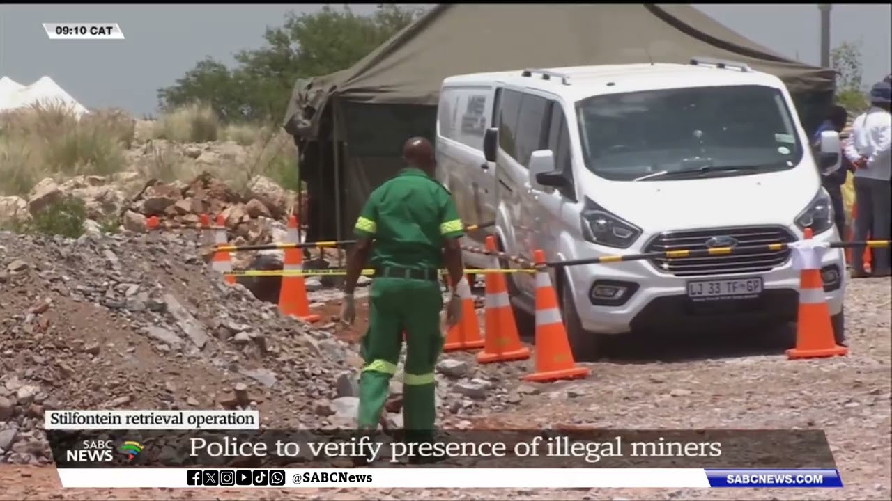 Stilfontein Mine | Police to verify presence of illegal miners underground
