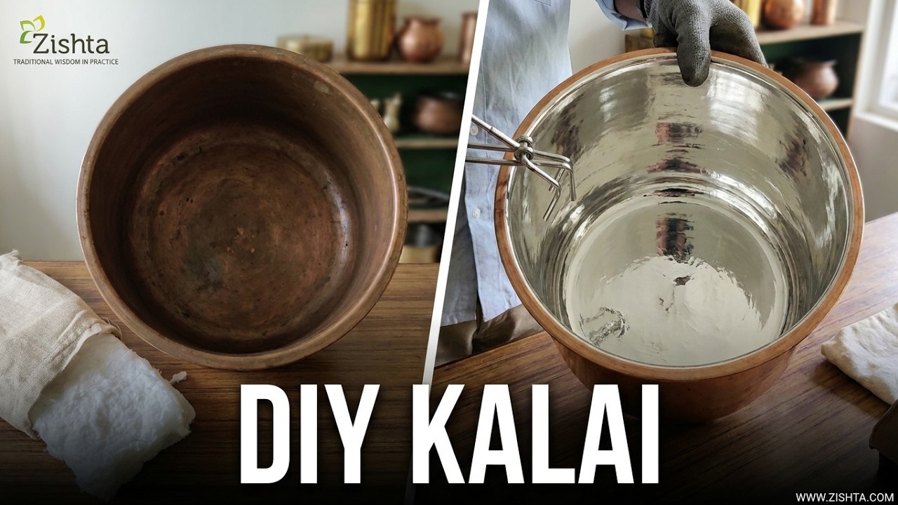 Revive the Kalai: Do-It-Yourself Kalai Kit for Brass & Copper Cookware | Zishta