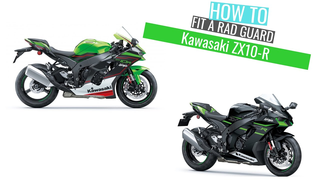Kawasaki ZX10-R & RR 2021 Radiator & Oil Guard fitting instructions