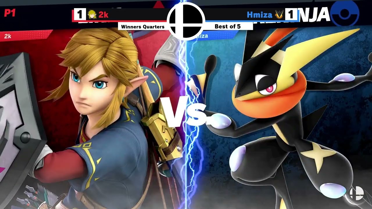 2k (Link) vs Hmiza (Greninja) - Winners Quarters - Make It CLICK 6