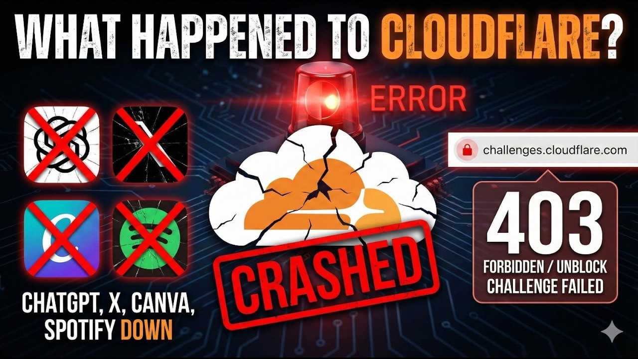 Historic Cloudflare Crash - Stopped the world's IT Infrastructure
