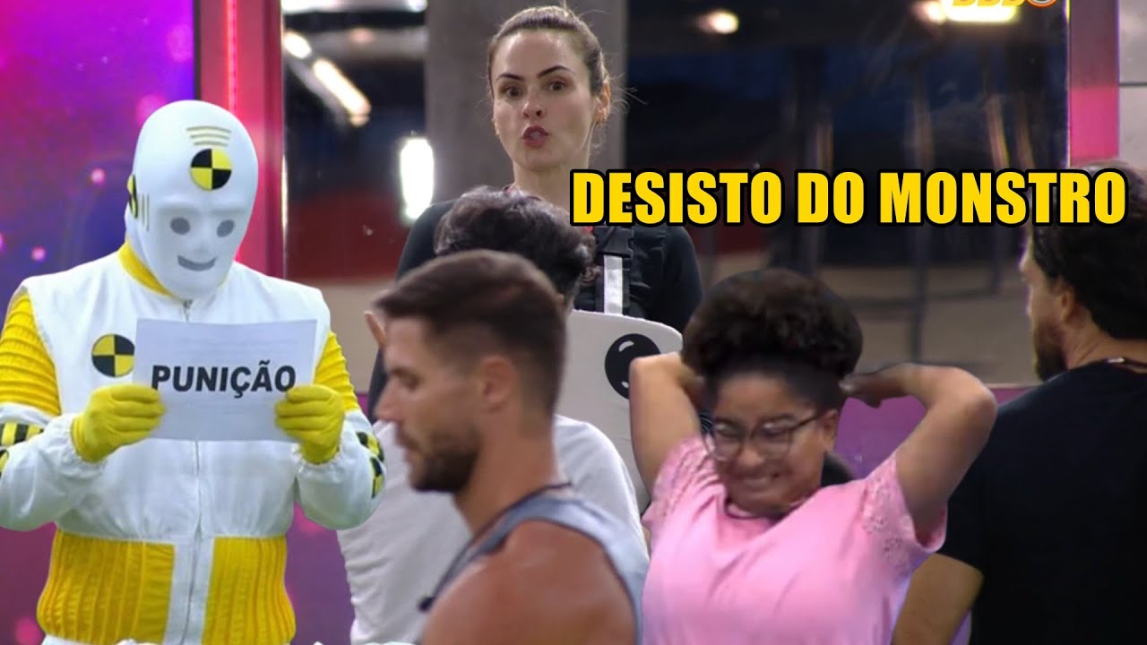 ANA PAULA DESISTE DE FAZER O MONSTRO E PRODUÇÃO TA PUNIÇÃO E MILENA SURTA