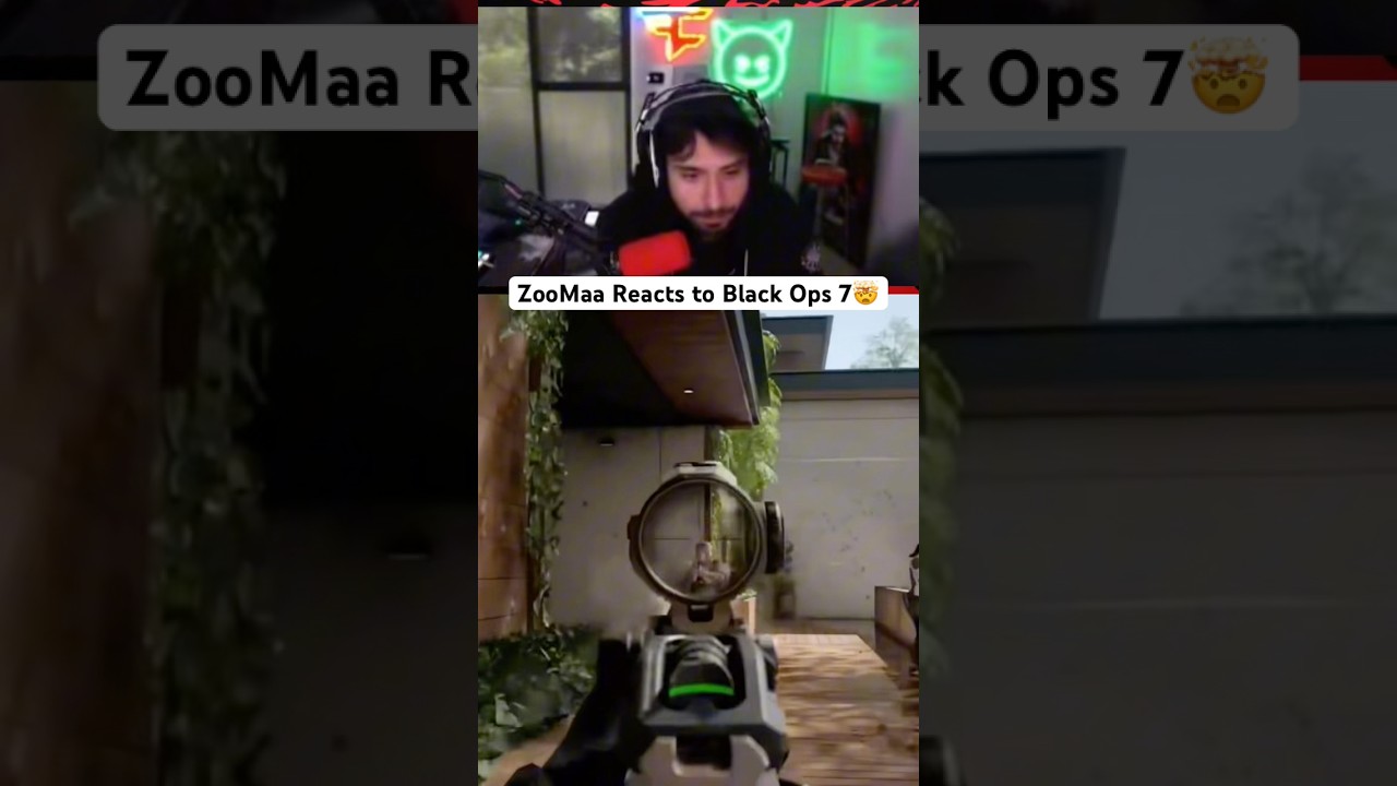 ZooMaa Reacts to Black Ops 7🤯 #ZooMaa #blackops7 #bo7 #callofduty #cod