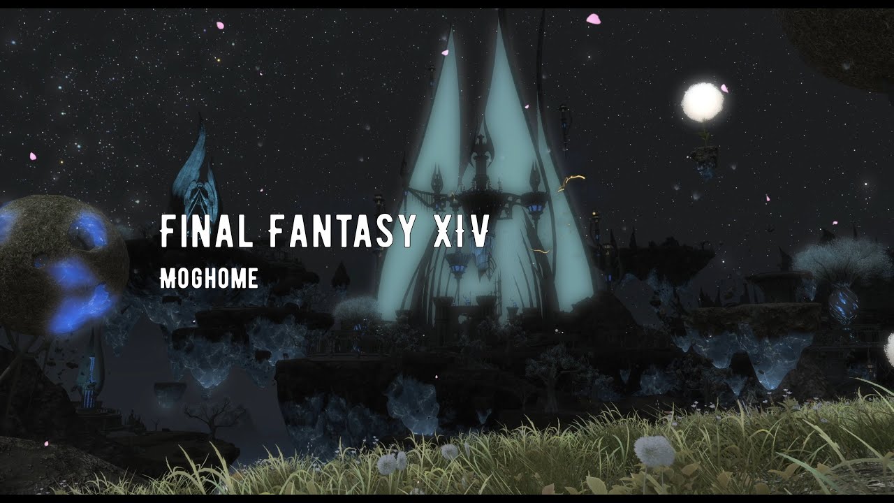 Final Fantasy XIV. Music and Ambience. Moghome.😴🎶🌙☁️🎶