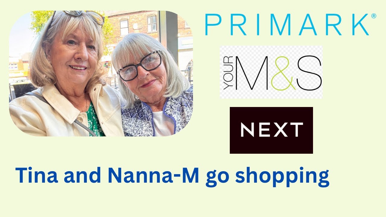 Come shop with Nanna-M and me in Preston and an Aldi shop