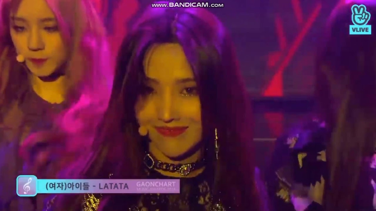 [ 190123 ] 8th GAON CHART MUSIC AWARDS 2018 - (G)-IDLE - INTRO + LATATA