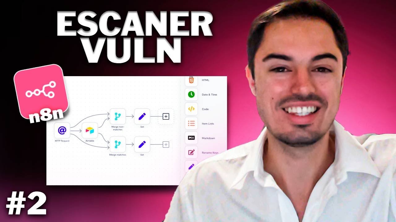 N8N: Automate Cybersecurity with AI (Easy) - Web Vulnerability Scanning #2