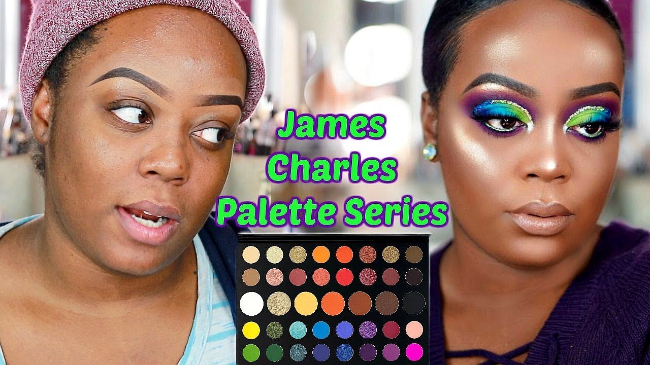 JAMES CHARLES X MORPHE BRUSHES PALETTE SERIES| Green & Blue Ombre Round Cut Crease