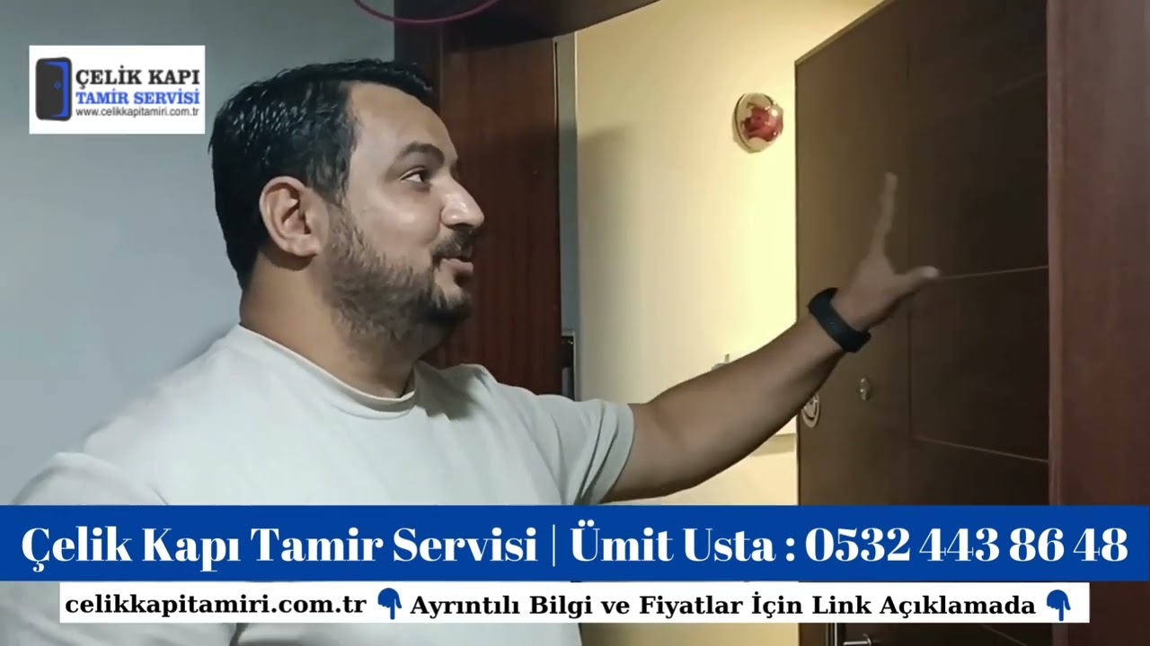 Çelik Kapı Düşme Ayarı Tamiri -  ☎ 0532 443 86 48 ☎ Ümit Usta