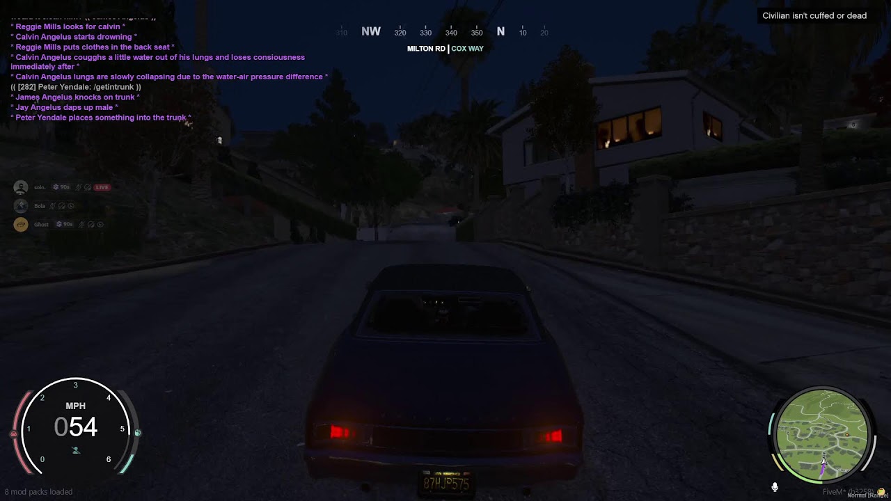 GETTING ARRESTED IN BACK TO THE 90S GTA5 RP