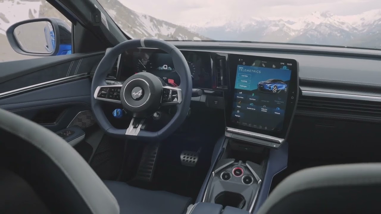 Alpine A390 GTS Interior Design - Col d'Izoard