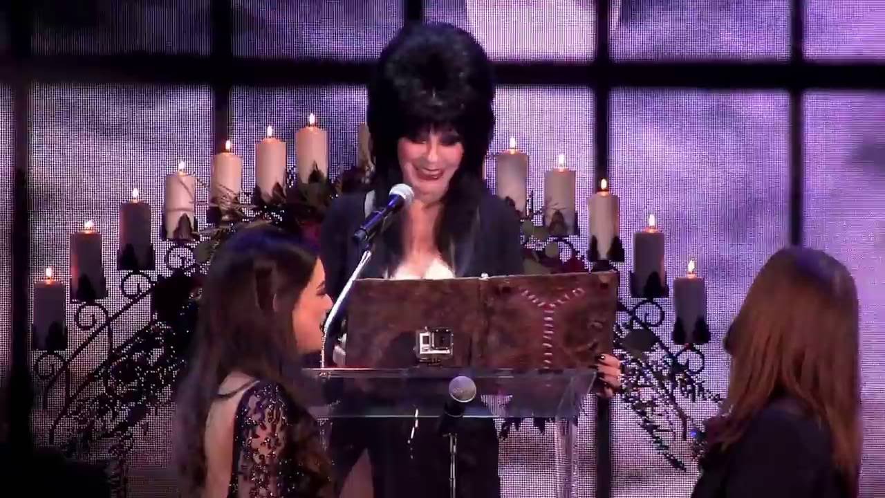 FULL HD Elvira Mistress the Dark Officiates LeeAnna Vamp's Wedding Knott's Scary Farm October 3 2015
