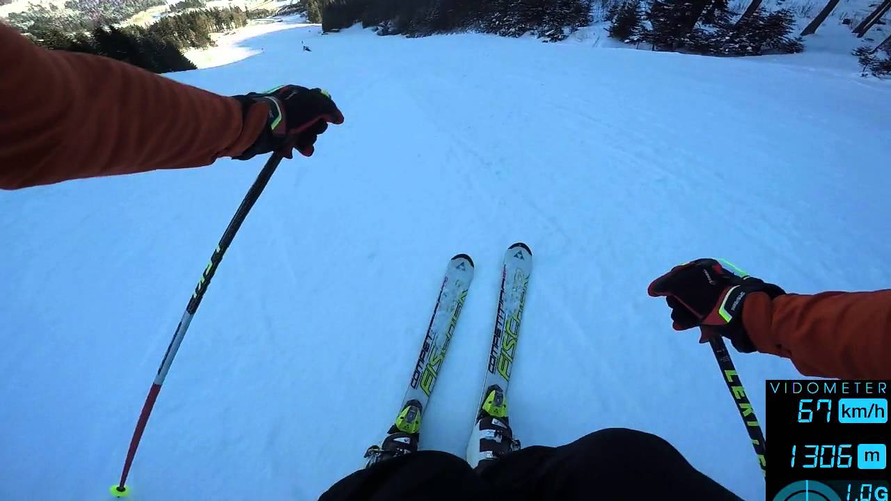 GoPro Hero4 with Speedmeter Max 93km/h pr&auml;bichl SKIING Eisenerz RC4