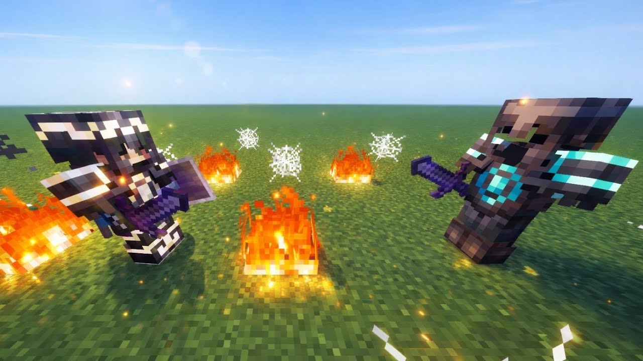 Melee Combat Practice in Minecraft Bedrock