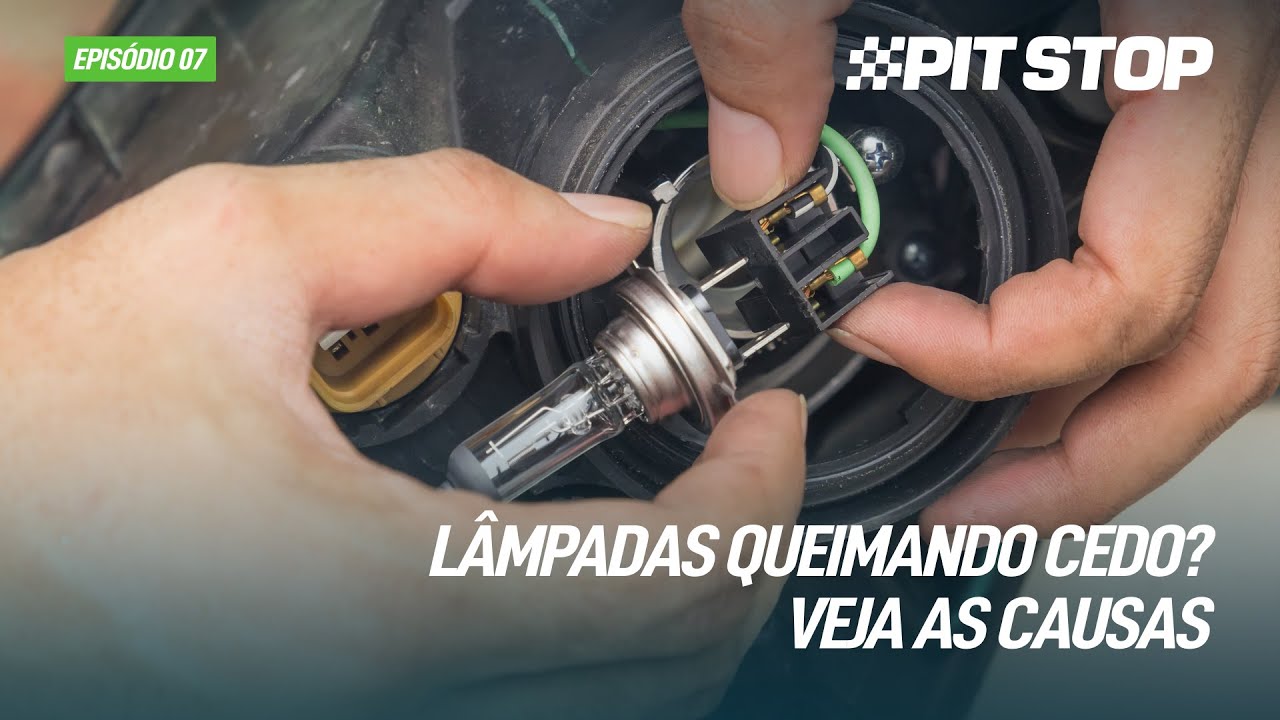 #PitStopGauss 07 - Lâmpadas do farol queimando cedo? Veja as causas