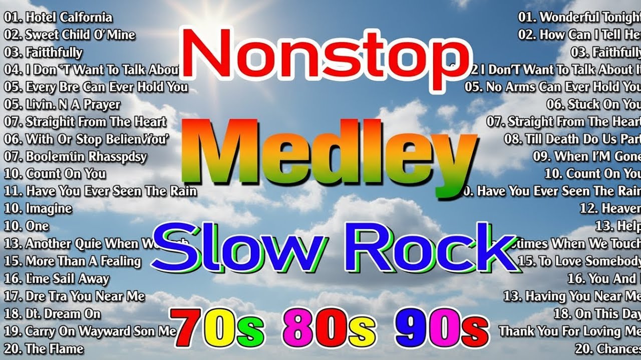 SLOW ROCK LOVE SONGS COLLECTION 70S 80S 90S | NONSTOP SLOW ROCK PINOY MEDLEY | BEST SONGS