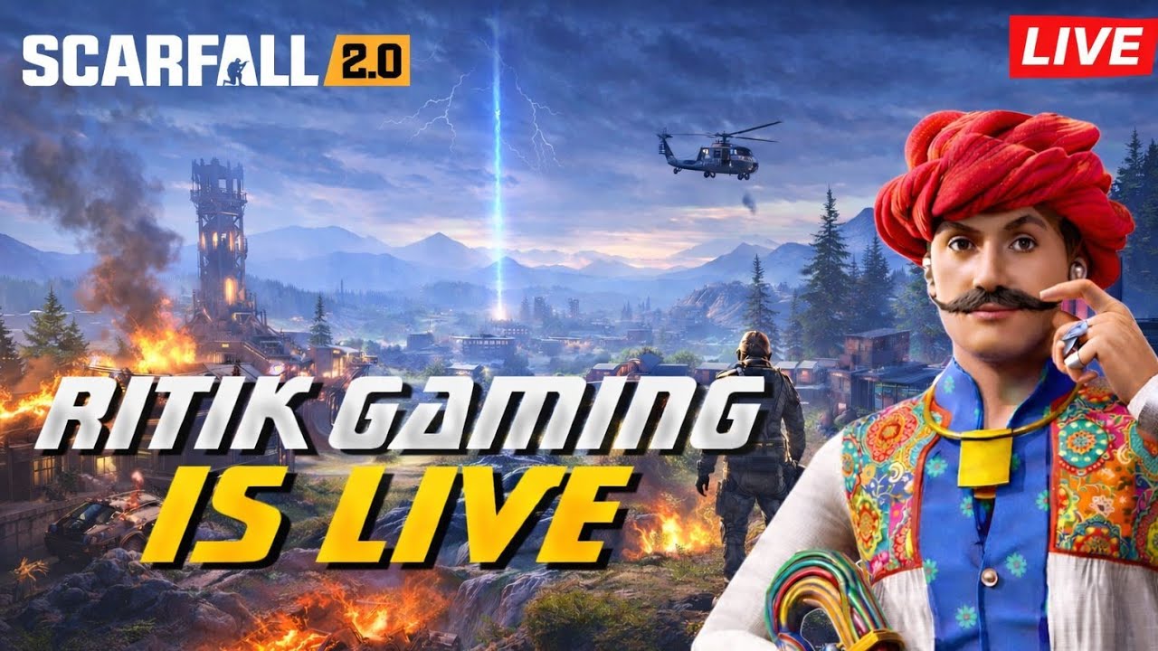 SOLO vs SQUAD Rank Push in ScarFall 2.0 Season 4 😱 Intense Clutch Gameplay!