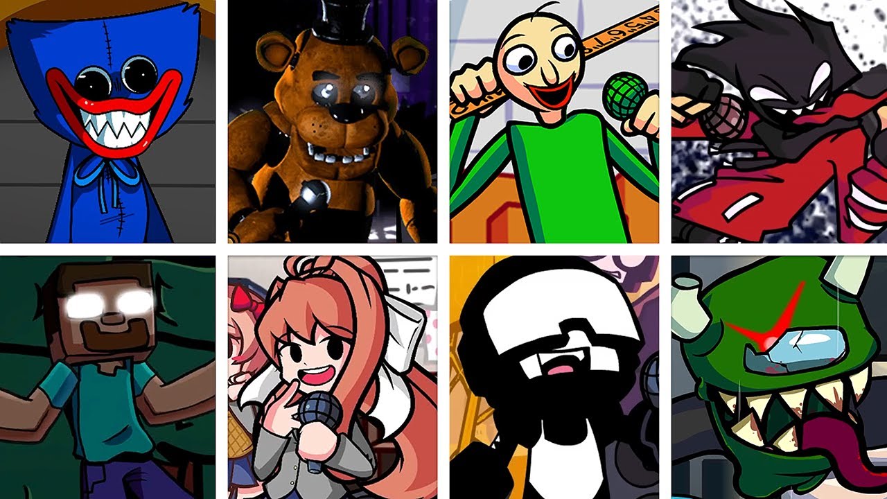 Playtime but Every Turn a Different Character Sings 🎶 (FNF Playtime but Everyone Sings It)