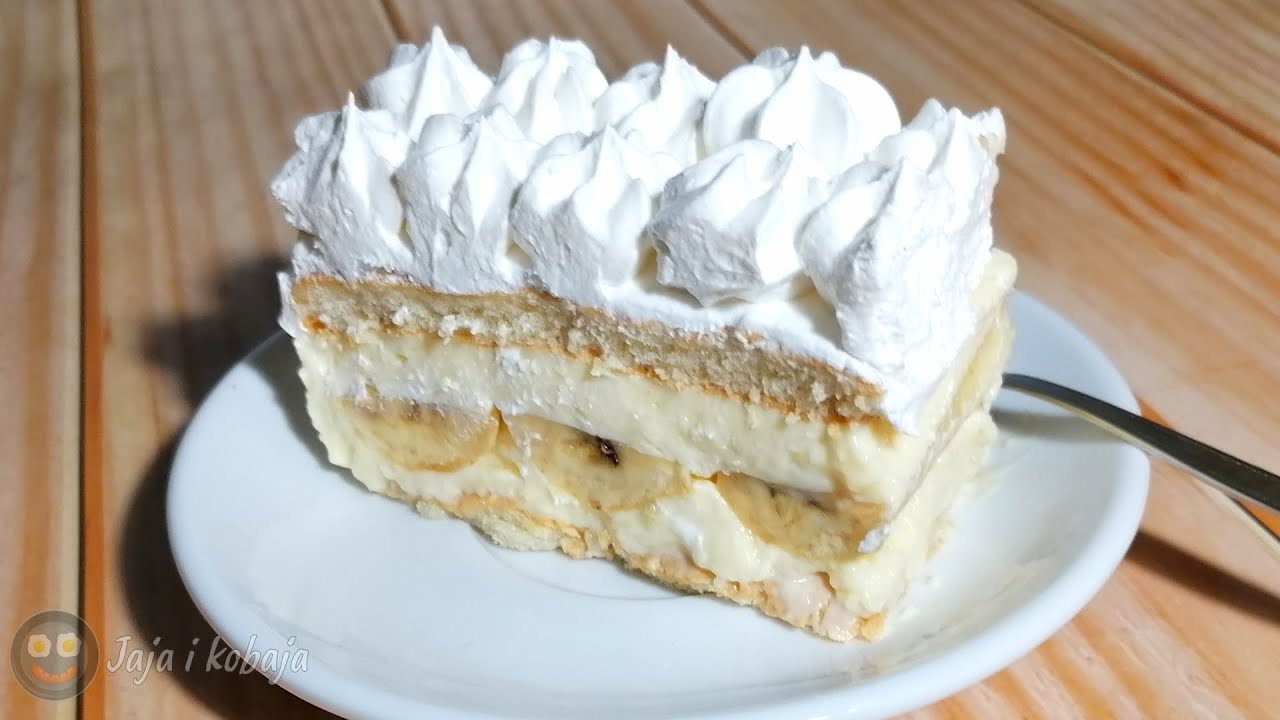 Torta (kolač) od banana i pi&scaron;kota recept