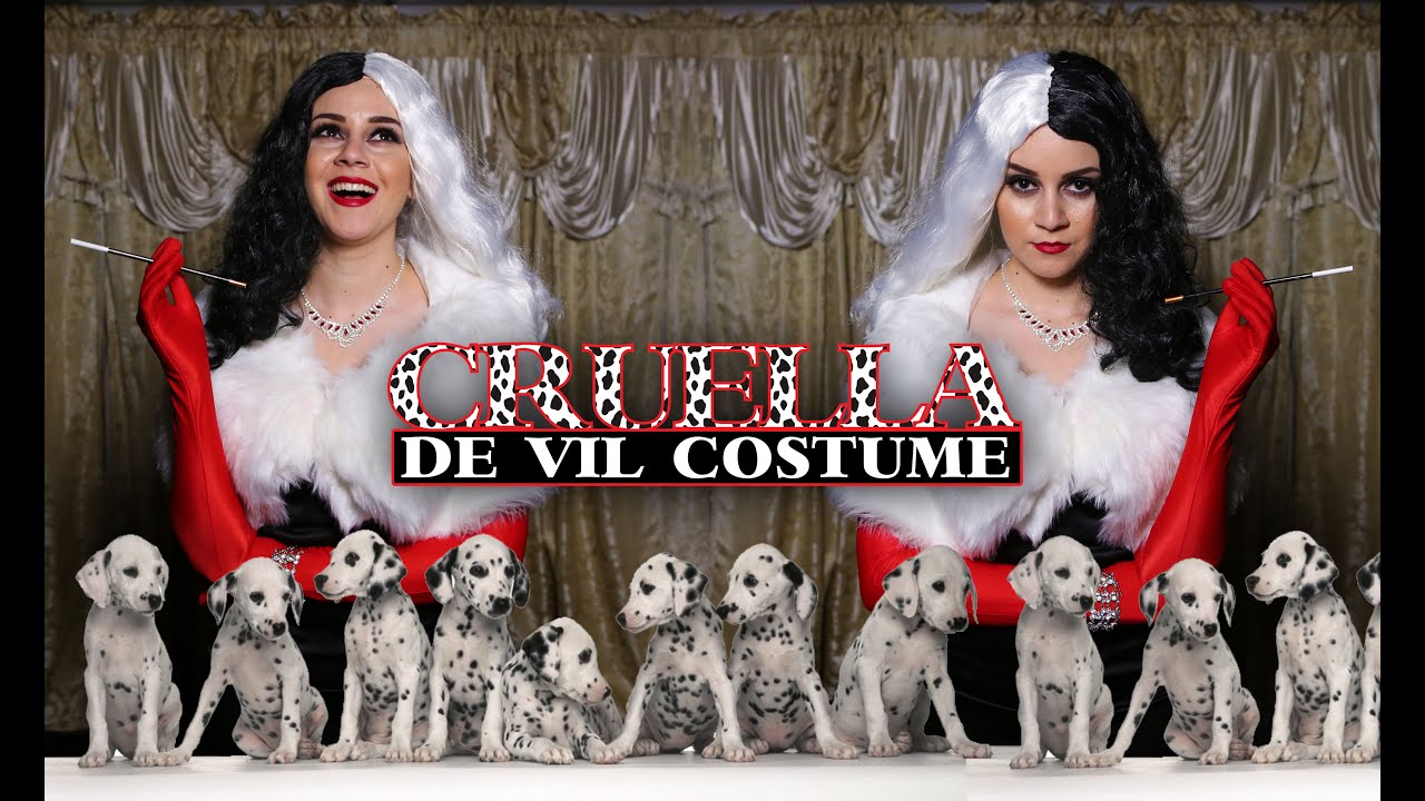 DIY Easy Halloween Costume: Cruella De Vil || Lucykiins
