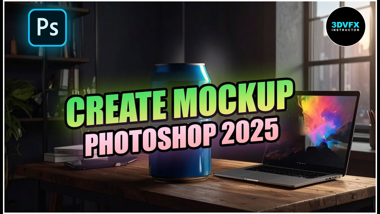 🔥 Photoshop 2025 Mockup Design – Easy & Fast Tutorial