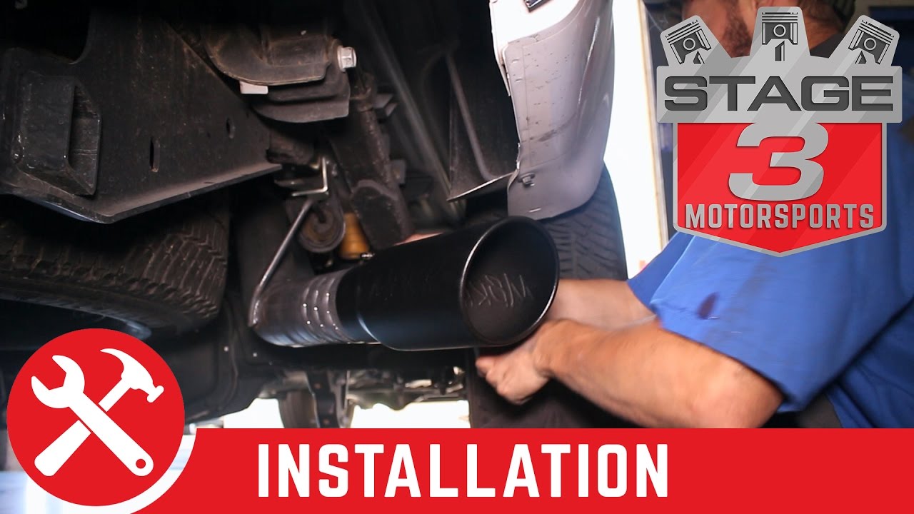 2011-2014 Super Duty 6.7L MBRP 4 Inch Installer Series DPF Back Exhaust Kit Install