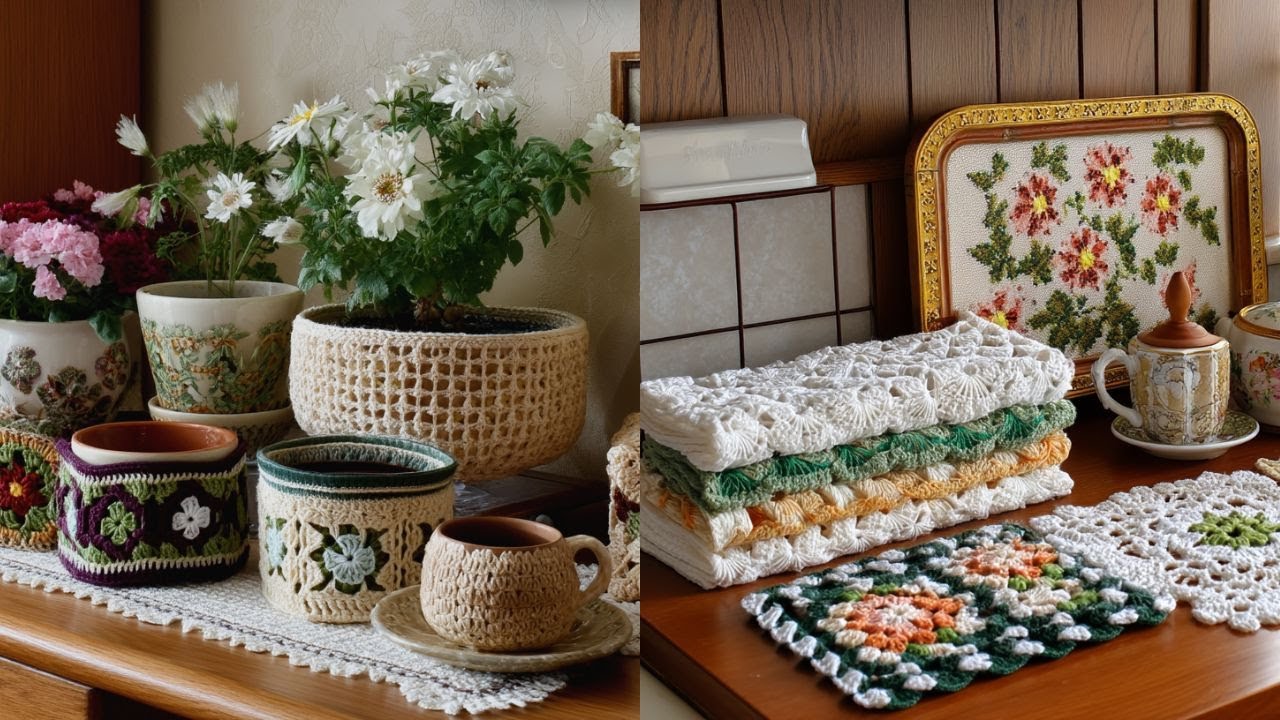 DIY Home Decor Ideas | Timeless Vintage Crochet Projects for Every Room