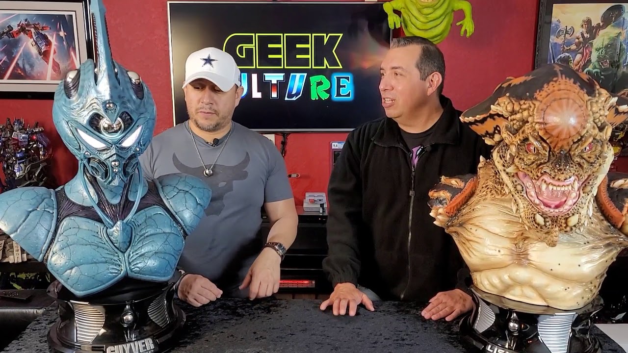 Elite Creature Collectbiles Guyver & Lisker lifesize bust