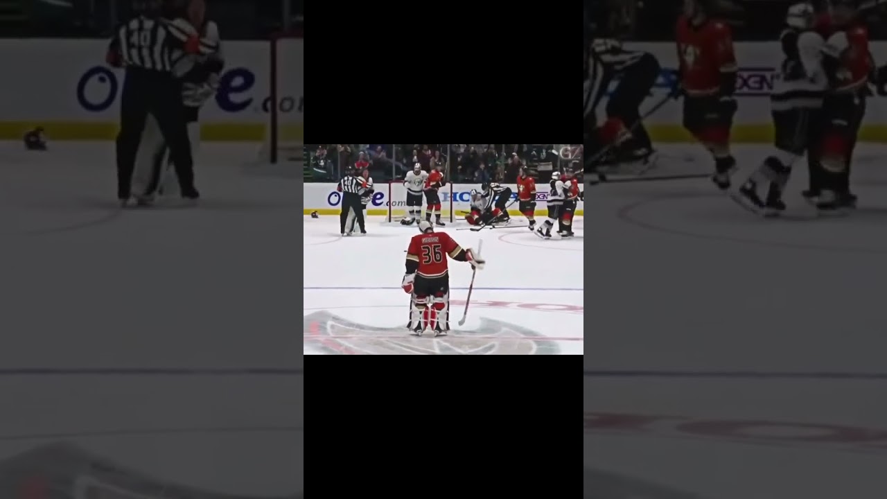 The Greatest Fight that Never Happened | #shorts #hockey #goalie