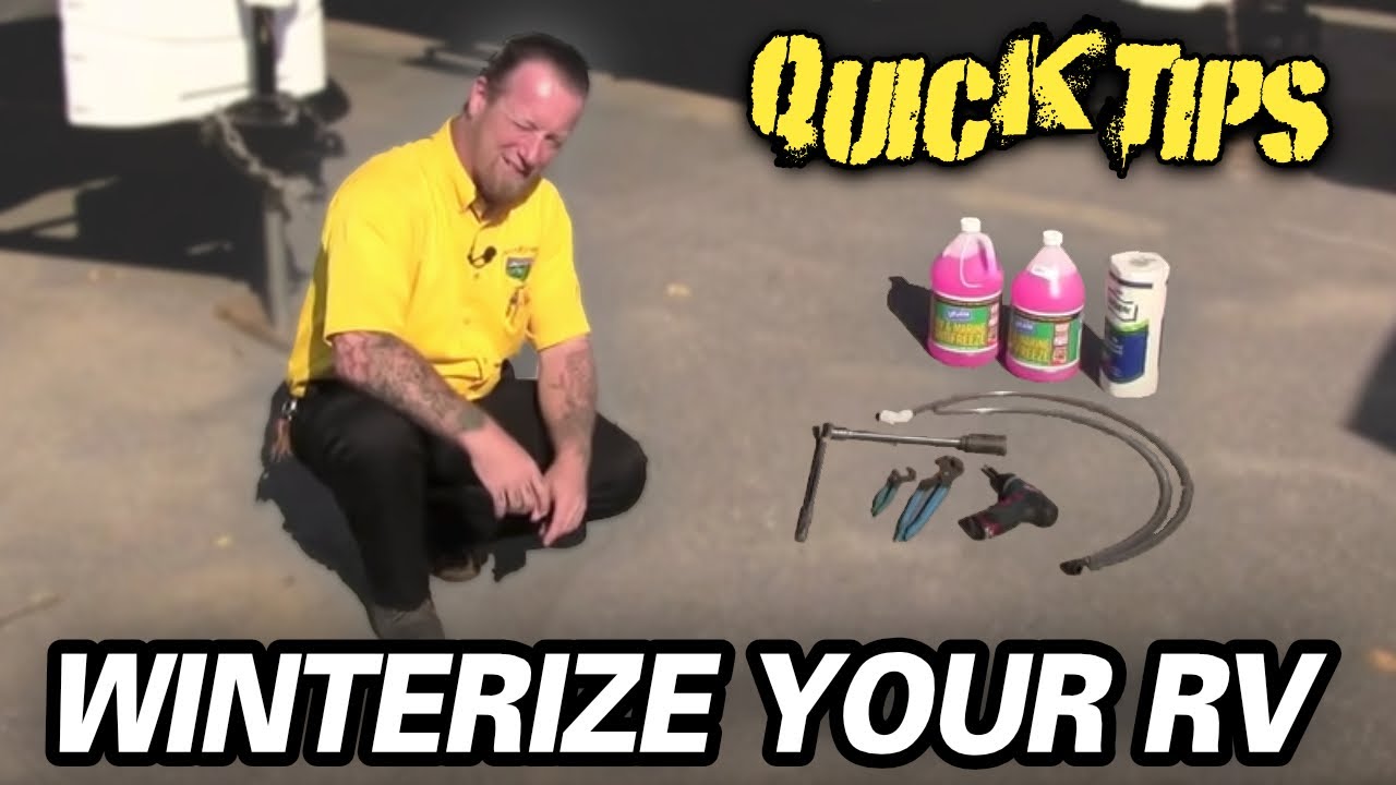 RV WINTERIZATION TUTORIAL | Pete's RV Service Tips (CC)