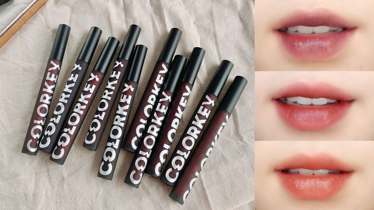 [SWATCH&REVIEW] SON BÓNG NỘI ĐỊA TRUNG COLORKEY PART 2 | SIÊU ĐẸP 😱😱 !!