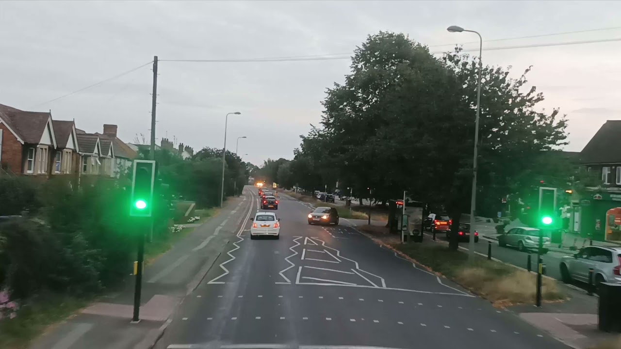🇬🇧 BUS ROUTE TIMELAPSE I Oxford Bus Company city3A: Rail Station ➔ Cowley Templars Sq.