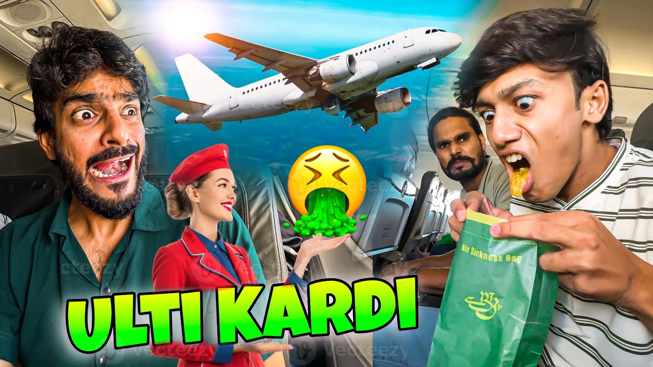 MUNNE NE FIRST TIME PLANE ME ULTI KARDI 🤬 | MISHKAT KHAN VLOG | FICTION
