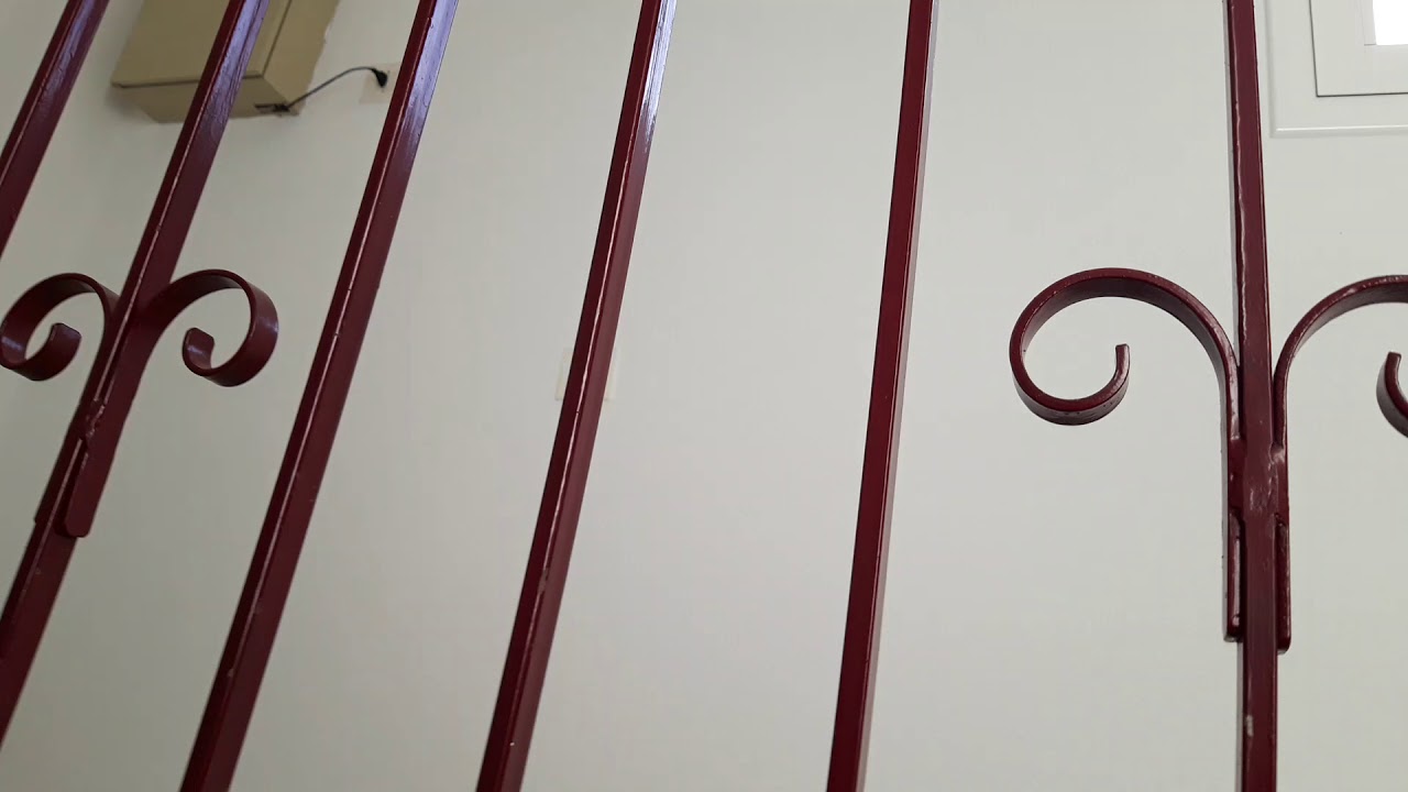 Old Marvi lift in a railway station (lift made in Lleida, Catalonia)