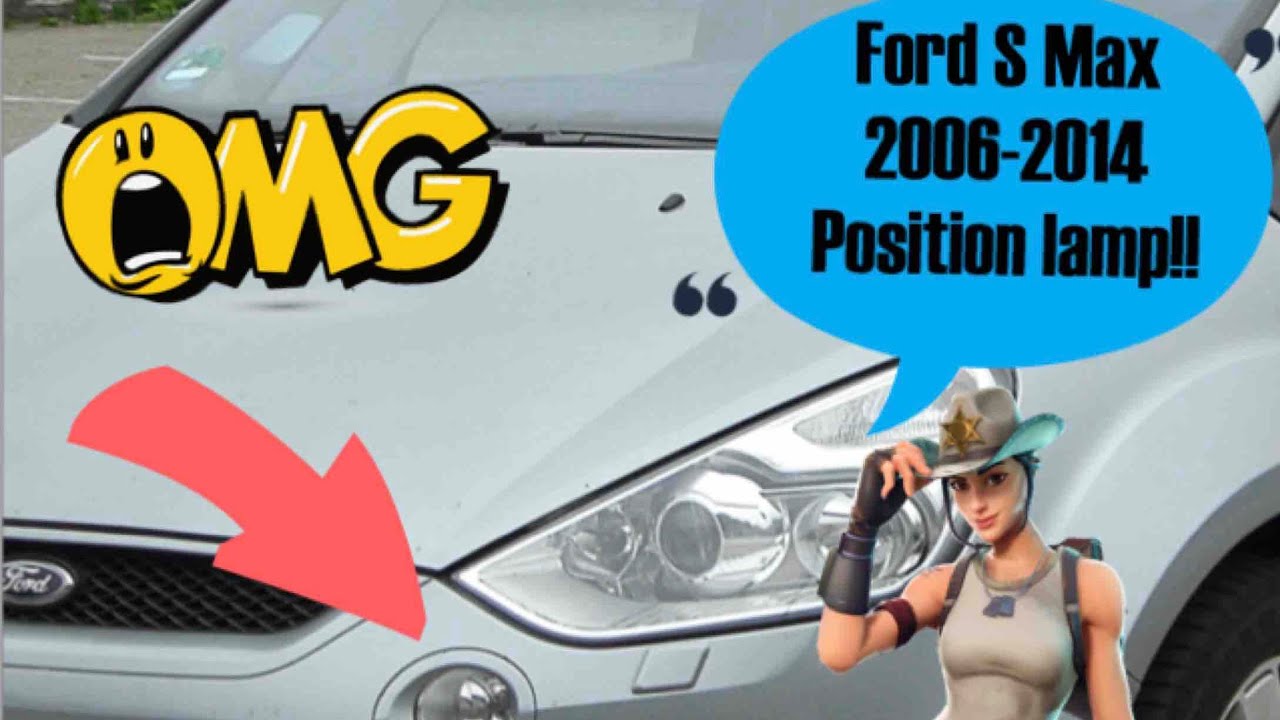 how to replace sidelight bulb on Ford Smax 2013 4K